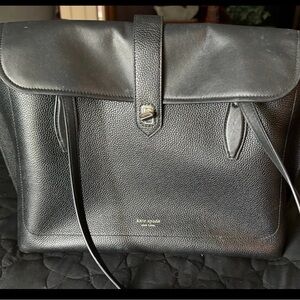 Kate Spade Black Leather Shoulder Bag